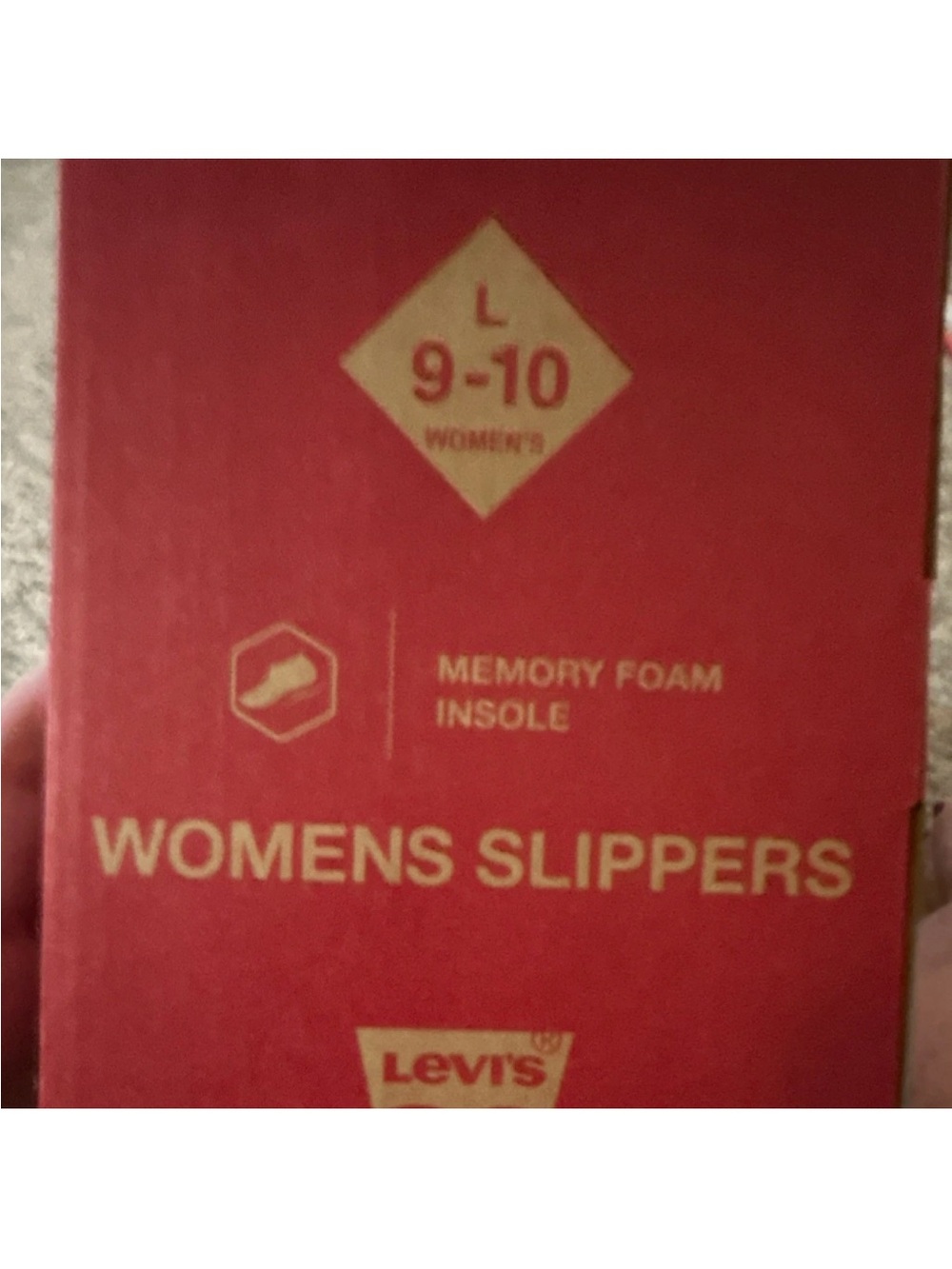 Levi's Pink Slip-On Sherpa Lined Women's Slippers size large - Picture 4 of 6